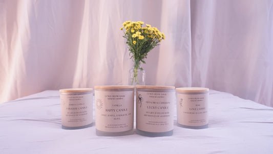 handgemachte natürliche Duftkerzen / handmade natural scented candles