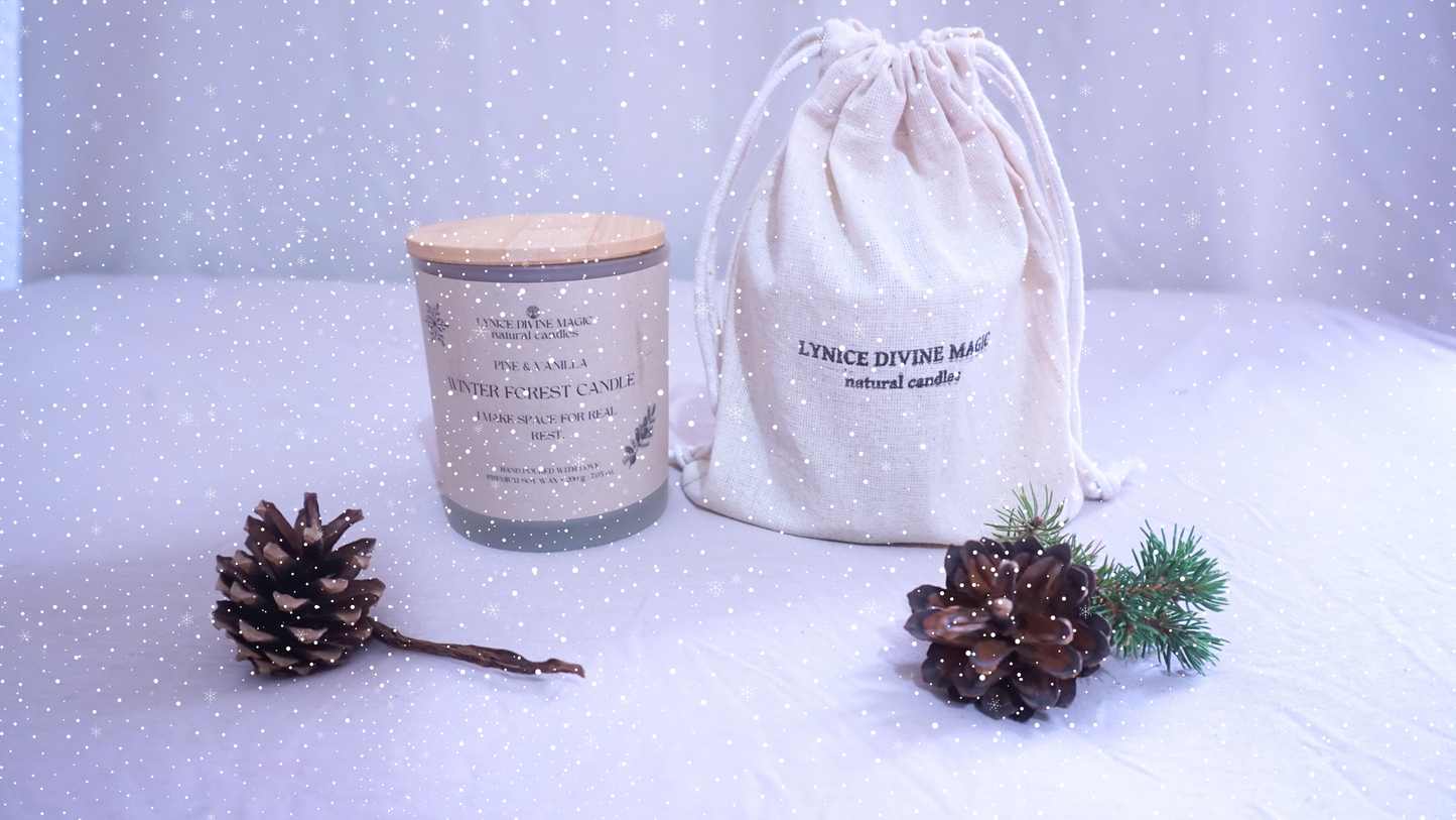 PINE & VANILLA, WINTER FOREST CANDLE