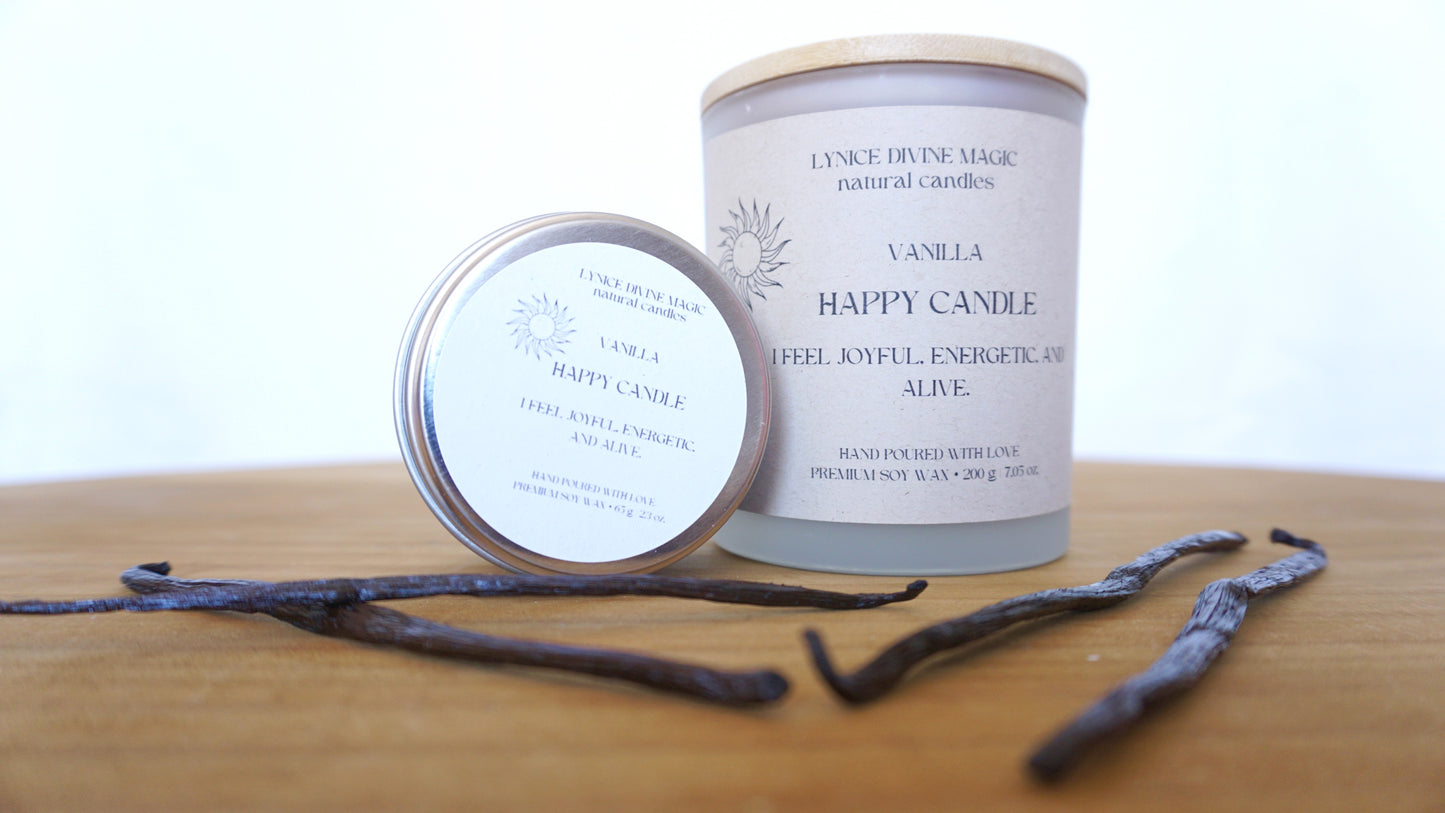 VANILLA HAPPY CANDLE