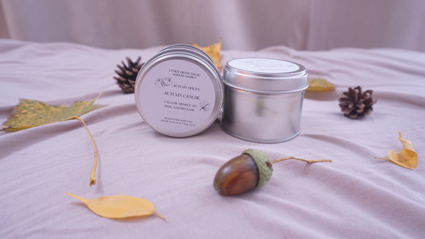 AUTUMN SPICES AUTUMN CANDLE kleine Dose